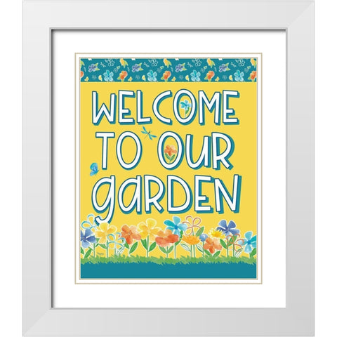 Happy at Home XXIV White Modern Wood Framed Art Print with Double Matting by Reed, Tara