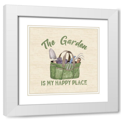In My Garden XI White Modern Wood Framed Art Print with Double Matting by Reed, Tara