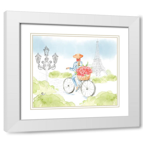 My Kind of Beautiful I White Modern Wood Framed Art Print with Double Matting by Fay, Elena