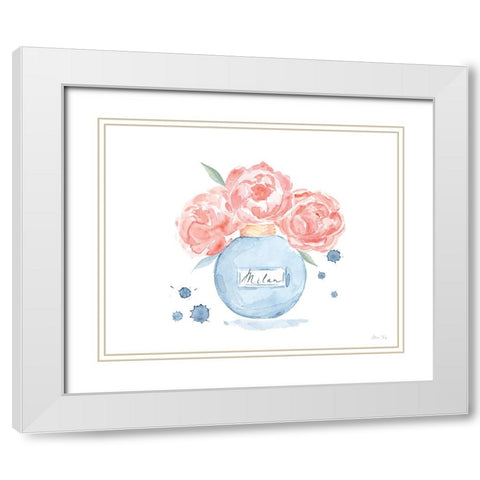 My Kind of Beautiful III White Modern Wood Framed Art Print with Double Matting by Fay, Elena