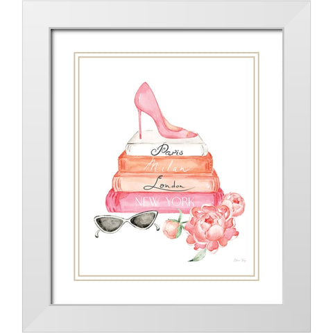 My Kind of Beautiful IV White Modern Wood Framed Art Print with Double Matting by Fay, Elena