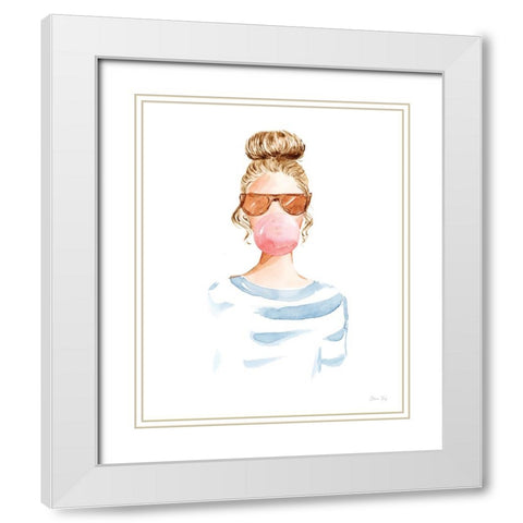 My Kind of Beautiful XIV White Modern Wood Framed Art Print with Double Matting by Fay, Elena