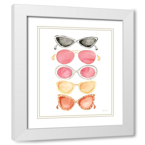 My Kind of Beautiful XX White Modern Wood Framed Art Print with Double Matting by Fay, Elena