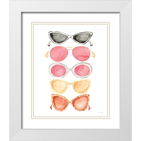 My Kind of Beautiful XX White Modern Wood Framed Art Print with Double Matting by Fay, Elena