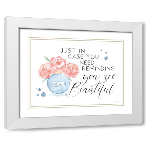 My Kind of Beautiful XXI White Modern Wood Framed Art Print with Double Matting by Fay, Elena