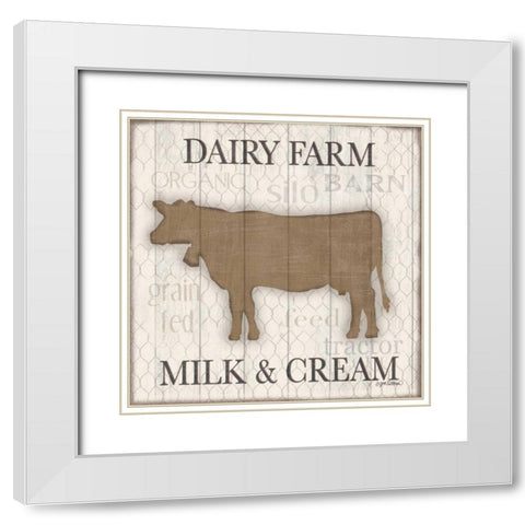 Market Fresh II White Modern Wood Framed Art Print with Double Matting by Killeen, Jen