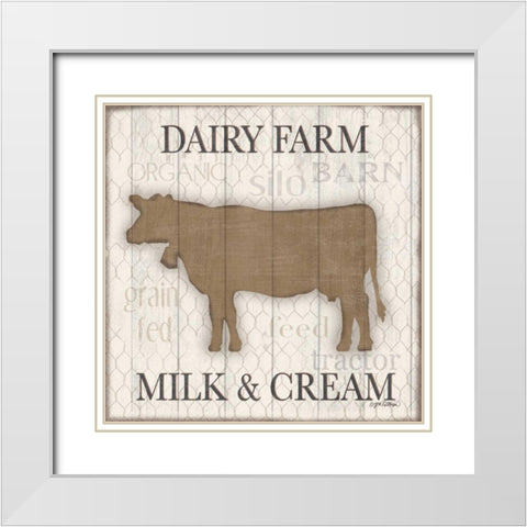 Market Fresh II White Modern Wood Framed Art Print with Double Matting by Killeen, Jen