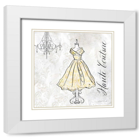 High Fashion II White Modern Wood Framed Art Print with Double Matting by Dundon, Caitlin