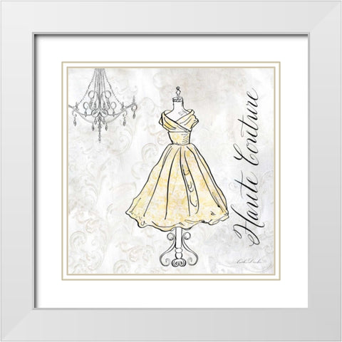 High Fashion II White Modern Wood Framed Art Print with Double Matting by Dundon, Caitlin