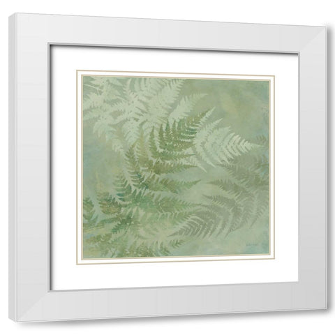 Gentle Nature I White Modern Wood Framed Art Print with Double Matting by Coulter, Cynthia