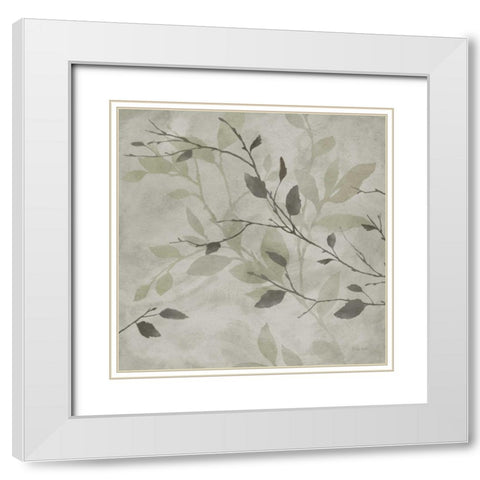 Gentle Nature II White Modern Wood Framed Art Print with Double Matting by Coulter, Cynthia