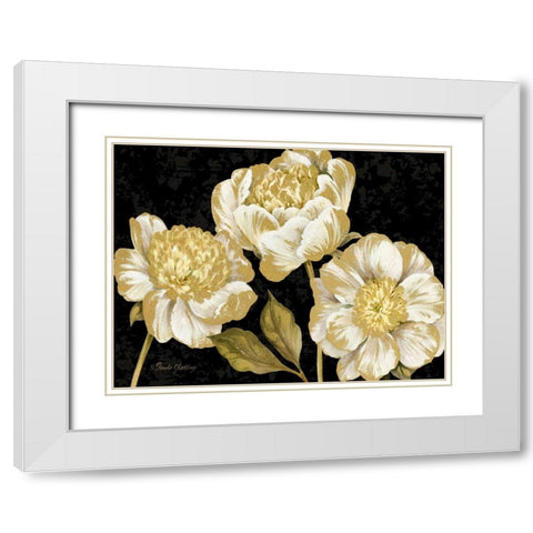 Touch of Gold Landscape on Black White Modern Wood Framed Art Print with Double Matting by Gladding, Pamela