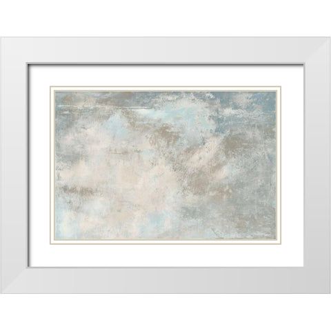 Rising Grace Neutral White Modern Wood Framed Art Print with Double Matting by Cusson, Marie Elaine