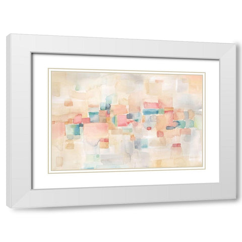 Desert Dreams Landcape White Modern Wood Framed Art Print with Double Matting by Coulter, Cynthia