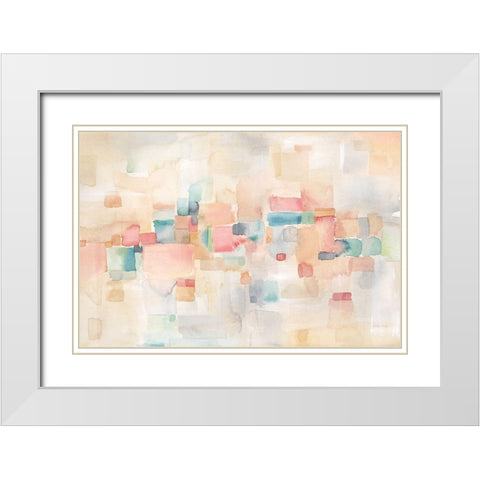 Desert Dreams Landcape White Modern Wood Framed Art Print with Double Matting by Coulter, Cynthia