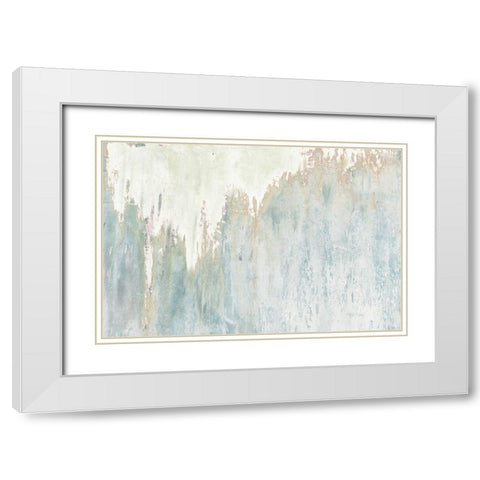 Snowfall  White Modern Wood Framed Art Print with Double Matting by Cusson, Marie Elaine