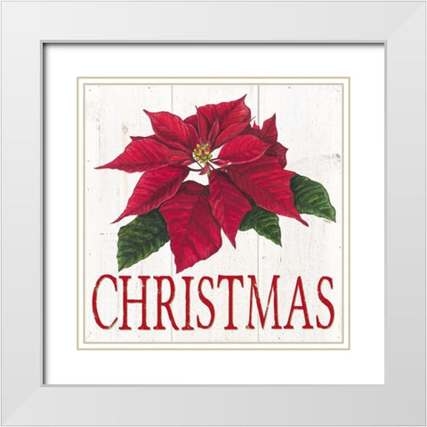 Home for the Holidays Christmas White Modern Wood Framed Art Print with Double Matting by Reed, Tara