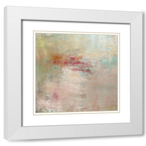 Dreams of Clouds II White Modern Wood Framed Art Print with Double Matting by Cusson, Marie Elaine