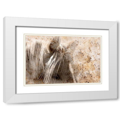 Cast in Stone White Modern Wood Framed Art Print with Double Matting by Tyrrell, Lu Anne