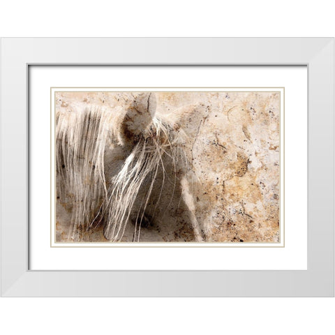 Cast in Stone White Modern Wood Framed Art Print with Double Matting by Tyrrell, Lu Anne