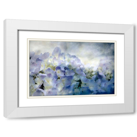 Calm White Modern Wood Framed Art Print with Double Matting by Tyrrell, Lu Anne