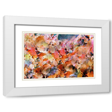 Falls Folly White Modern Wood Framed Art Print with Double Matting by Tyrrell, Lu Anne