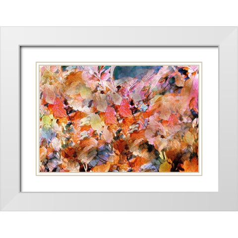 Falls Folly White Modern Wood Framed Art Print with Double Matting by Tyrrell, Lu Anne