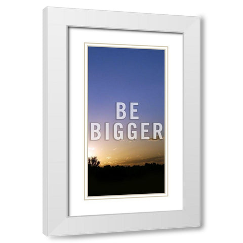 Let Your Faith Panel B White Modern Wood Framed Art Print with Double Matting by Tyrrell, Lu Anne