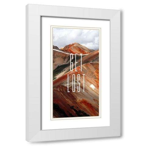 Travel Often Panel B White Modern Wood Framed Art Print with Double Matting by Tyrrell, Lu Anne