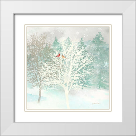 Winter Wonder I  White Modern Wood Framed Art Print with Double Matting by Coulter, Cynthia