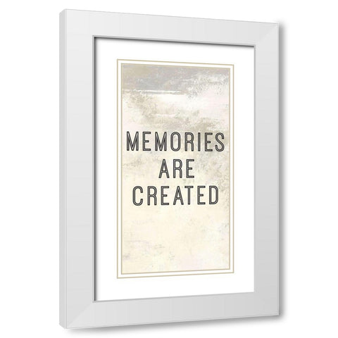 Home is Where Love Resides Panel B White Modern Wood Framed Art Print with Double Matting by Cusson, Marie Elaine