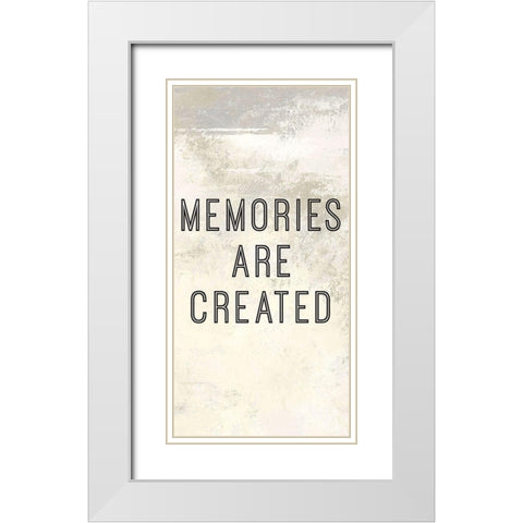 Home is Where Love Resides Panel B White Modern Wood Framed Art Print with Double Matting by Cusson, Marie Elaine