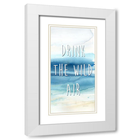 Live in the Sunshine Panel C White Modern Wood Framed Art Print with Double Matting by Coulter, Cynthia