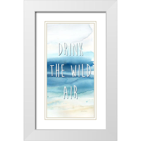 Live in the Sunshine Panel C White Modern Wood Framed Art Print with Double Matting by Coulter, Cynthia