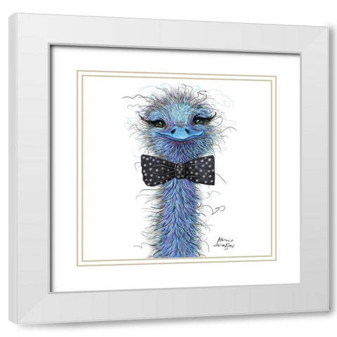 All Dressed Up I White Modern Wood Framed Art Print with Double Matting by Evenson, Karrie