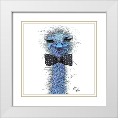 All Dressed Up I White Modern Wood Framed Art Print with Double Matting by Evenson, Karrie