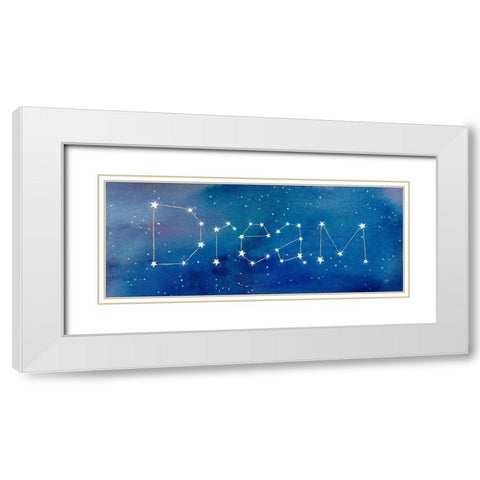 Star Sign Dream White Modern Wood Framed Art Print with Double Matting by Coulter, Cynthia