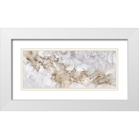 Neutral Beauty Gray Panel White Modern Wood Framed Art Print with Double Matting by Reed, Tara