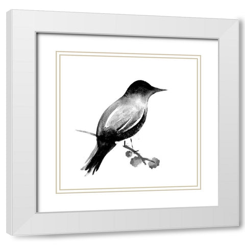 Waters Edge I White Modern Wood Framed Art Print with Double Matting by Northern Lights