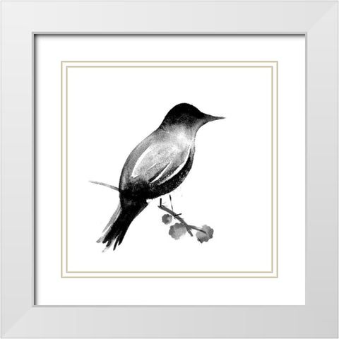 Waters Edge I White Modern Wood Framed Art Print with Double Matting by Northern Lights