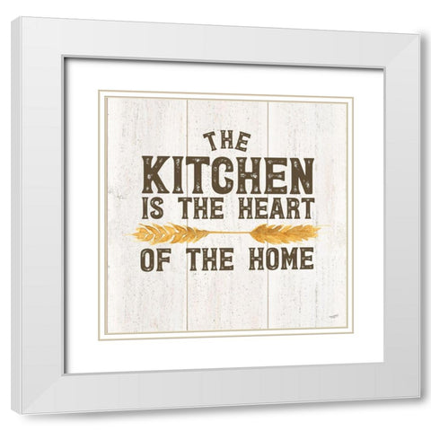 Farm Life II Kitchen Home White Modern Wood Framed Art Print with Double Matting by Reed, Tara
