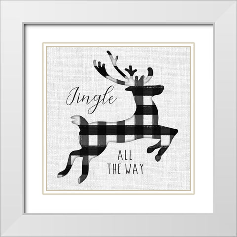 Winter Wonder I White Modern Wood Framed Art Print with Double Matting by Hartworks