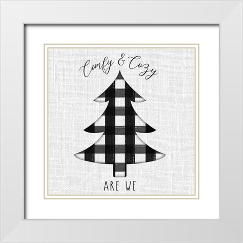 Winter Wonder II White Modern Wood Framed Art Print with Double Matting by Hartworks