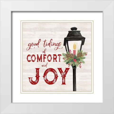 Season of Giving I White Modern Wood Framed Art Print with Double Matting by Reed, Tara