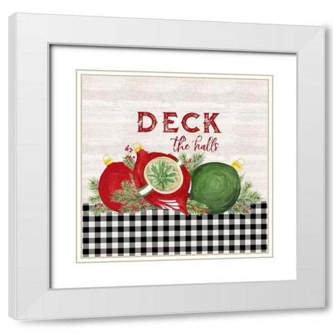 Season of Giving IV White Modern Wood Framed Art Print with Double Matting by Reed, Tara