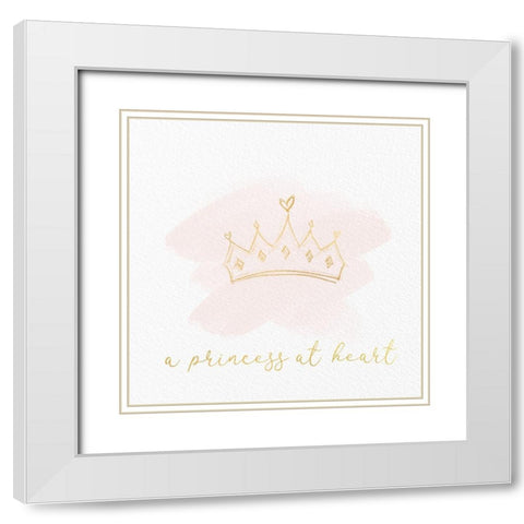 Fairy Tale Trio I White Modern Wood Framed Art Print with Double Matting by Hartworks