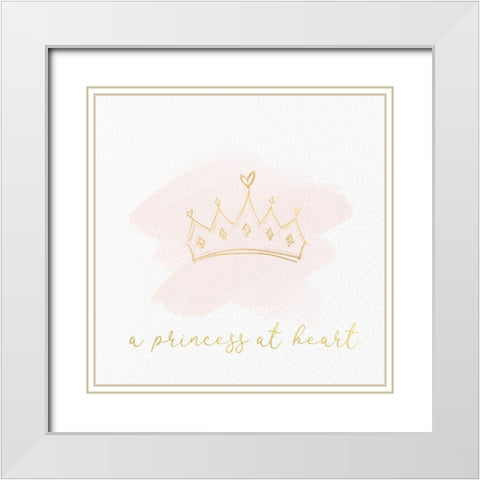 Fairy Tale Trio I White Modern Wood Framed Art Print with Double Matting by Hartworks