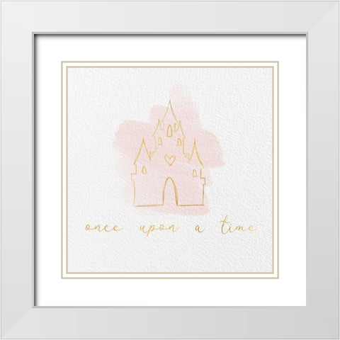 Fairy Tale Trio II White Modern Wood Framed Art Print with Double Matting by Hartworks