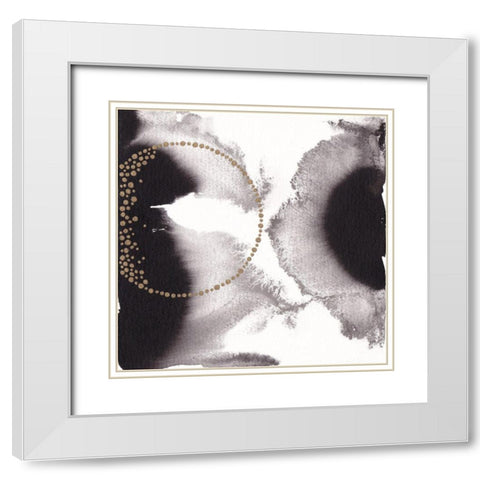 Migration I White Modern Wood Framed Art Print with Double Matting by Bijou, Andrea