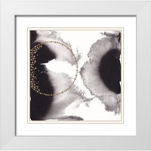 Migration I White Modern Wood Framed Art Print with Double Matting by Bijou, Andrea